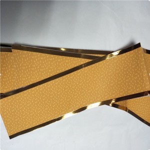 Hot Stamping Foil Yellow Cork Cigarette Tipping Paper