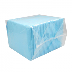Factory Supply PE Backsheet 60*90cm Disposable Bed Underpads Japanese Sap Blue Color