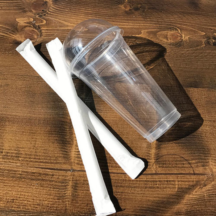 Wholesale White Eco-friendly Paper Straws Wrapping Paper Featured Image
