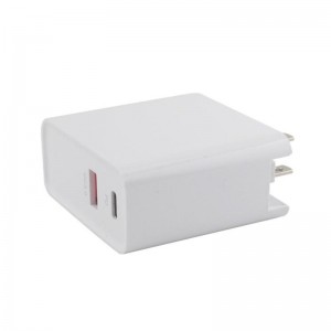 China Supplier 2 port QC 3.0 Type C Compliant 48w USA Plug PD Fast Charging Wall Charger