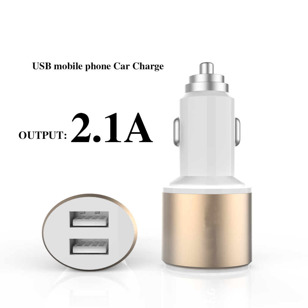 Bottom price Induction Phone Charger - LED Light Dual USB Car Charger – Fashione