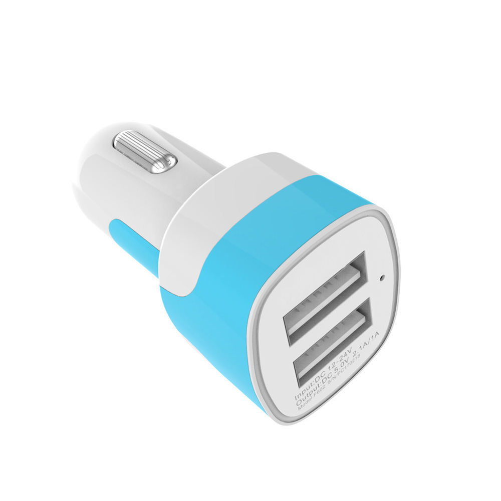 Wholesale Dealers of Phone To Phone Charging - Dual USB Car Charger Quick Charges Two Mobile Phones Or Tablets at the Same Time – Fashione