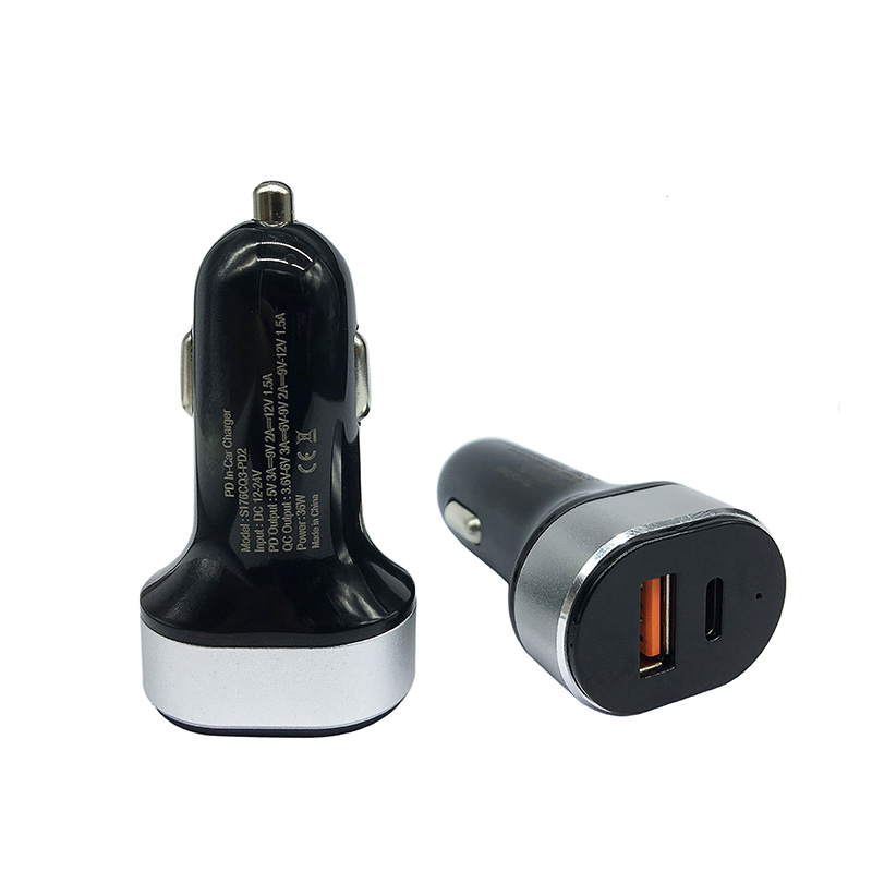 Type C USB Car Charger PD Port USB Car Charger  Featured Image