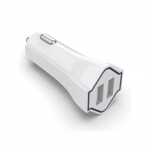 Okra Style LED Light Dual USB Car Charger 