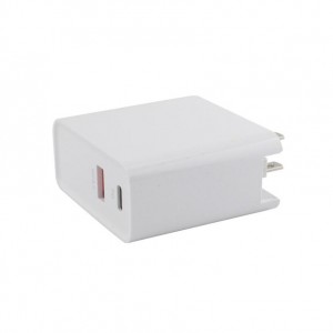 China Supplier 2 port QC 3.0 Type C Compliant 48w USA Plug PD Fast Charging Wall Charger