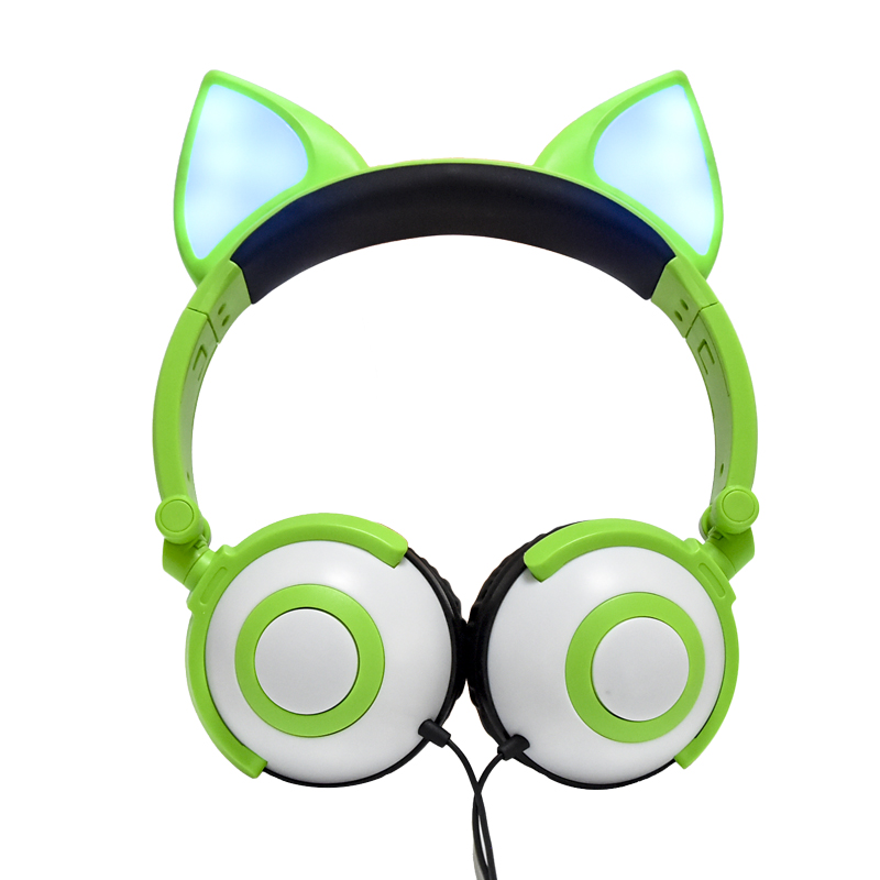 Wholesale Price China Collar Earphones - Promotional Wired Stereo Headphones Cat Ear fox Ears Headset for Kids – Fashione
