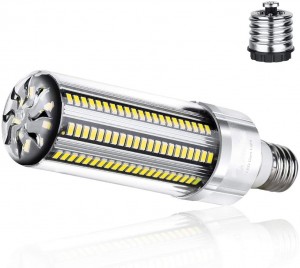 54W Super Bright Corn LED Light Bulb(400 Watt Equivalent) – E26/E39 Mogul Base LED Bulb – 6500K Daylight 6500 Lumens for Large Area Commercial Ceiling Lighting – Garage Warehouse ...