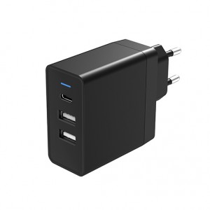 3 Port USB Wall Charger 45W Type C PD Charger For Mobile Phone