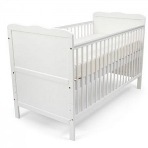 Factory Price Baby Sleigh Cot Bed - 2in1 Wooden Baby Bed Nursery Furniture Baby Crib – Faye