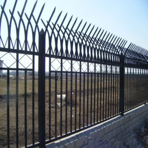 Wrought Iron Fence Aluminum Palisade Steel Picket Fence