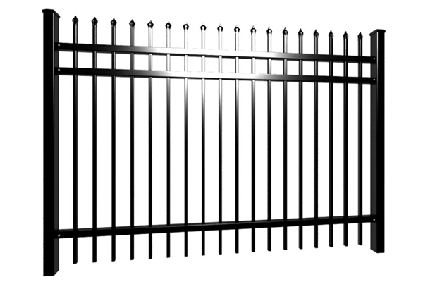 Powder Painted Wrought Iron Fence