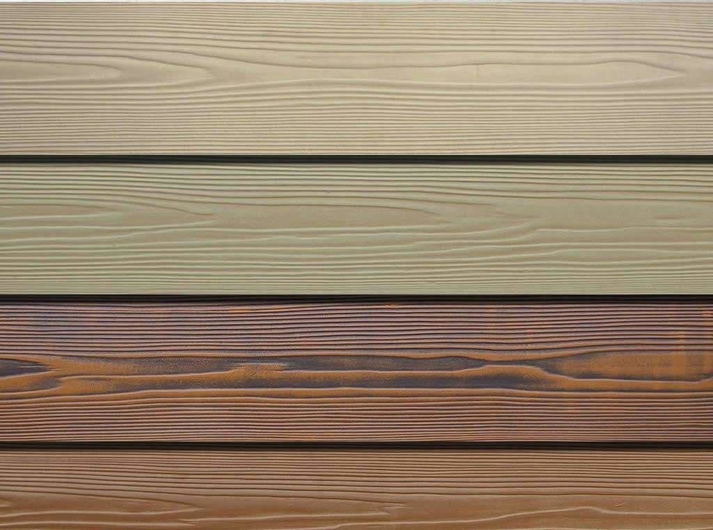 Wood Grain Fiber Exterior Cement Board Siding , Cement Fiberboard Panels