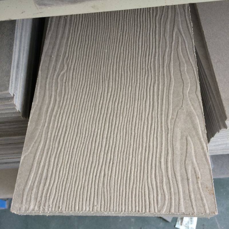 Non Asbestos House Wood Grain Fiber Cement Board for Walls Flooring Panel