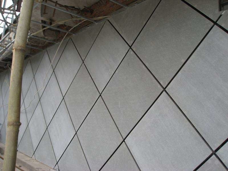 Class A1 Fireproofing Exterior Cement Sheet Wall Panels Moisture Preserving High Density