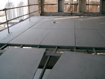 Omi sooro Okun Cement Floor Board, fisinuirindigbindigbin Cement Flooring fikun
