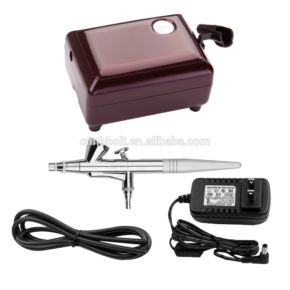 Factory Free sample Tagore Airbrush Makeup Machine - ROHS certificate Mini Compressor Airbrush Make Up System – BOLT