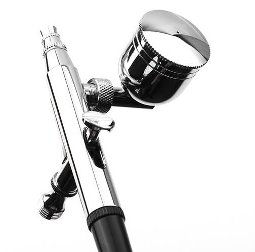 Quality Inspection for Professional Brand Name Makeup Airbrush Kit Oem Co - Double Action Airbrush Basic Kit BT-134, 0.3 mm Nozzle Gravity & Siphon Feed with a 1/5 oz Cup&a 4/5 oz Bottle a...