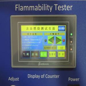 Fabric Vertical Flammability Tester