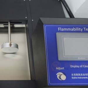 ISO 6941 Textilien Stoffer Vertikal Burning Tester