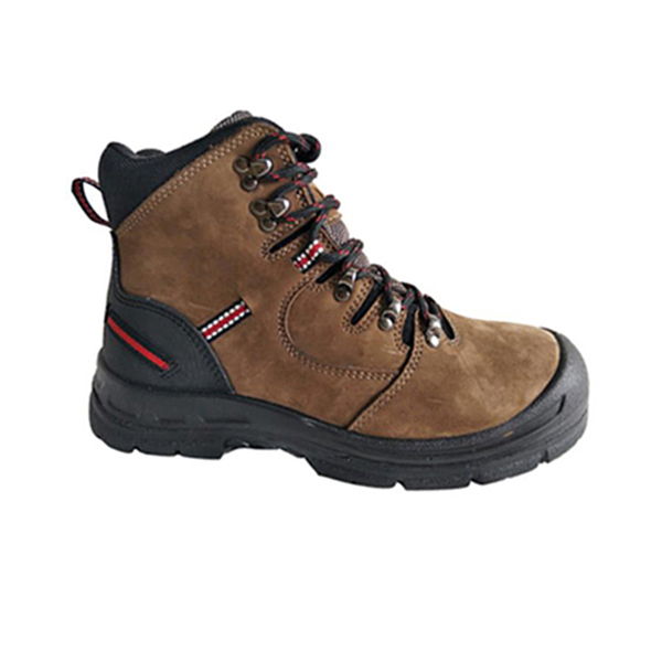 6″ Men’s Brown waterproof Nubuck Leather Outdoor Boots Work Boots Featured Image