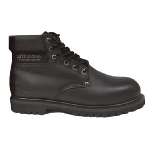 6″ Men’s Black Action Leather Safety Work Boots
