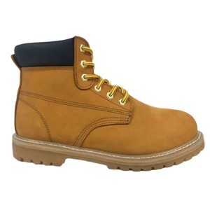 6″ Men’s Tan Water Resistant Nubuck Leather Safety Work Boots