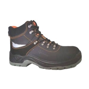 5″ Men’s Split Nubuck Leather Reflective Stripe Steel Toe Steel Plate S3 SRC Safety Work Boots