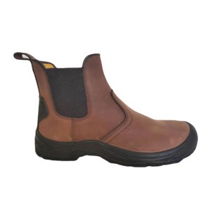 6″ Brown Double Gore Steel Toe Steel Plate S3 SRC Safety Work Boot