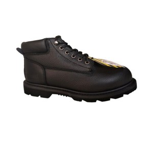 5″ Men’s Black Buffalo Embossed Full Grain Leather Safety Work Boots