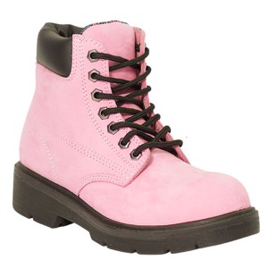 6″ Pink and Tan Women’s Safety Work Boot