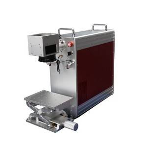 Portable Fiber Laser Marking Machine Laser Equipment table top laser cutting and engraving machine