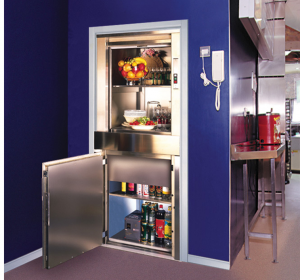 Mini Kitchen 2 Floors Food Dumbwaiter Elevator Lift 50kg For Restaurant