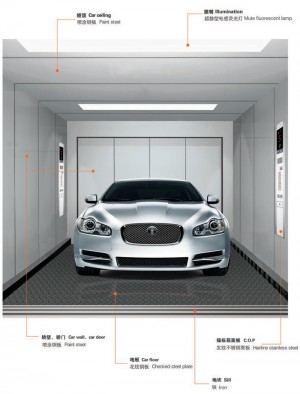 Best quality 3000-5000kg car elevator cost//Freight elevator/Fire elevator/Car Lift