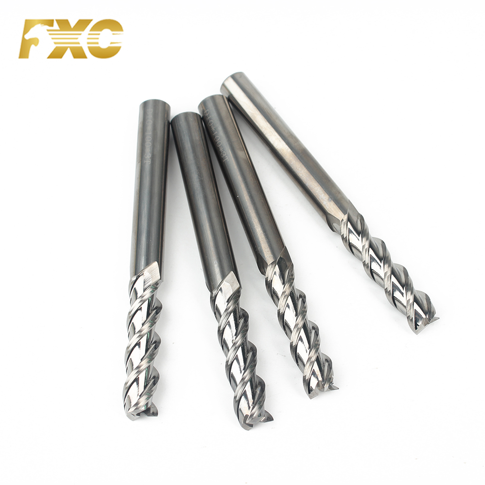 3 Flutes Carbide Longer Length Milling Cutter Aluminum End Mill Featured Image