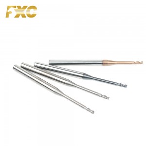 Coated Carbide 2 Flute Long Neck End Mill