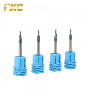 0.1-0.9mm carbide micro ball nose end mill