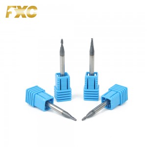 0.1-0.9mm carbide micro ball nose end mill