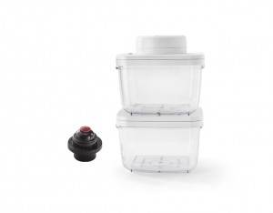 Vacuum containers kit2 with wine stopper