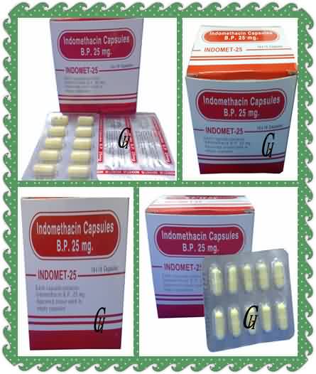 Wholesale Price China Oxytetracycline Tabs - Indomethacin Capsules 25mg Dosage – G-House