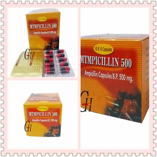 2018 New Style Antibacterial Spectrum - Ampicillin 500mg Dosage for Adults – G-House