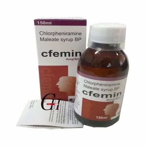 Maleato de clorfeniramina Xarope 4 mg / 5ml