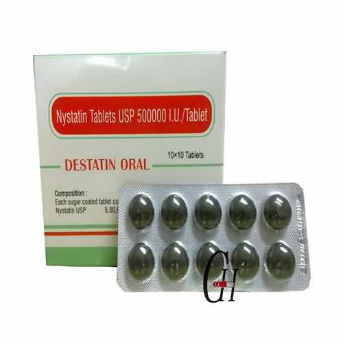 Nystatin Tabletten USP 500000 IU / Tablet