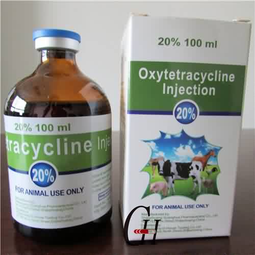 Oxytetracycline ማስገባትን 20% 100ml