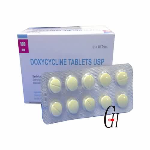 Даксіцыклін таблеткі USP 100 мг