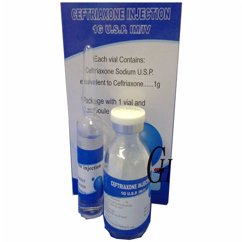 Ceftriaxone for injection