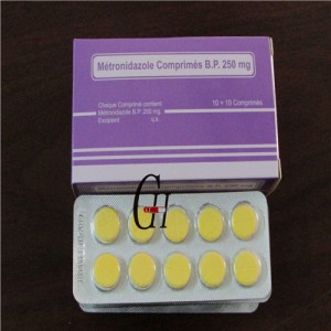 Antiparasitic Metronidazole ट्याबलेटका