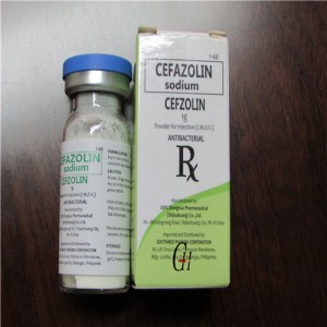 Antibiotik cefazolin Sodium kanggo Injection