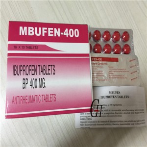 Antirheumatic av ibuprofen tabletter