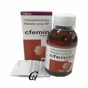 Antihistamines Chlorphenamine Maleate Sirop