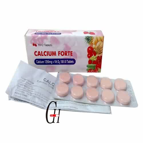 Comprimés __gVirt_NP_NN_NNPS<__ calcium et vitamine D3